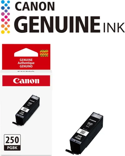 Vista 8 de Canon PGI-250 Tanque de Tinta Pigmento Negro Genuino, Compatible con Impresoras MG6320, IP7220 & MG5420, MX922, MG5520, MG6420, MG7120, iX6820
