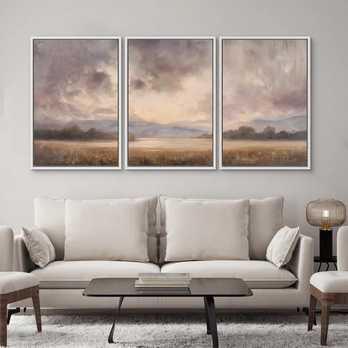 Vista 310 de SIGNWIN Lienzo enmarcado para pared, juego de arte de collage de hojas transparentes en blanco y negro, ilustraciones de naturaleza silvestre, arte