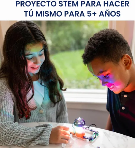 Vista 4 de SNAP CIRCUITS Nite Light STEM Electronics Set for Kids Ages 8+