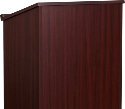 Vista 10 de Flash Furniture Atril de pie Mysta en caoba