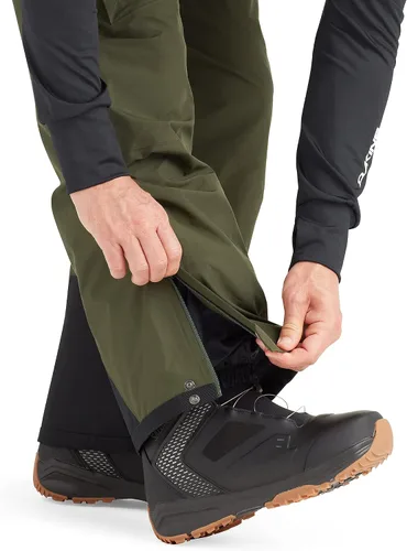 Vista 6 de Dakine Stoker Gore-Tex - Baberos de nieve de 3 capas para esquí, snowboard, color verde turba, talla S