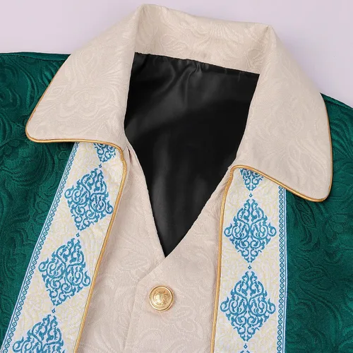 Vista 5 de Dgoopd Mens Vintage Tailcoat Jacket Gothic Victorian Frock Coat Steampunk Gothic Medieval Jacket Victorian Halloween Costume