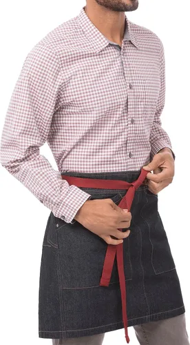 Vista 3 de Chef Works Unisex Berkeley Half Bistro Apron