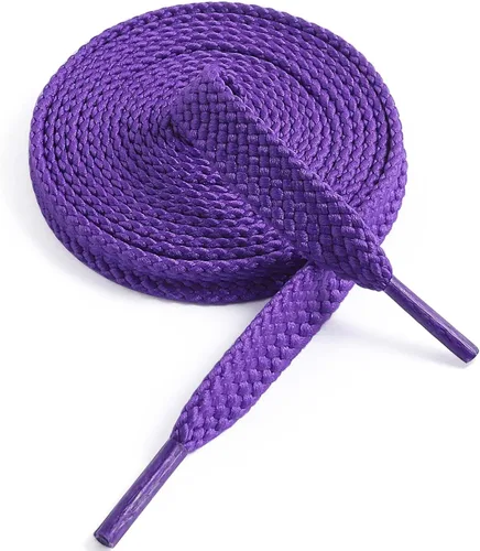 Vista 16 de VSUDO Cordones planos para tenis, cordones para tenis, cordones atléticos 01 Blanco