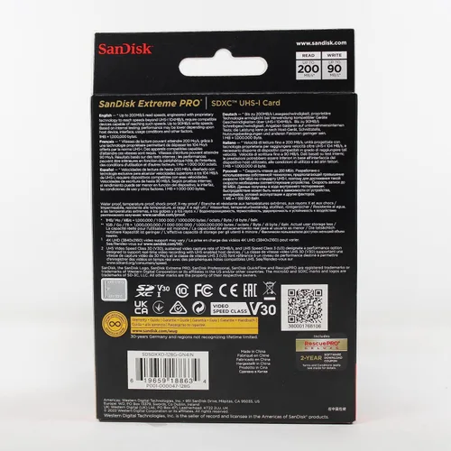 Vista 2 de SanDisk Tarjeta de memoria SDXC Extreme PRO UHS-I de 128 GB, SDSDXXY-128G-ANCIN