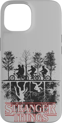 Vista 6 de Stranger Things Upside Down Hawkins Ride - Carcasa con logotipo para iPhone 17
