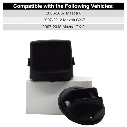 Vista 7 de Llave de encendido para Mazda 6 Mazda CX-7 2007-2007 Mazda CX-7 2007-2012 Mazda CX-9 2007-2014 Reemplazo # D461-66-141A-02 D6Y1-76-142