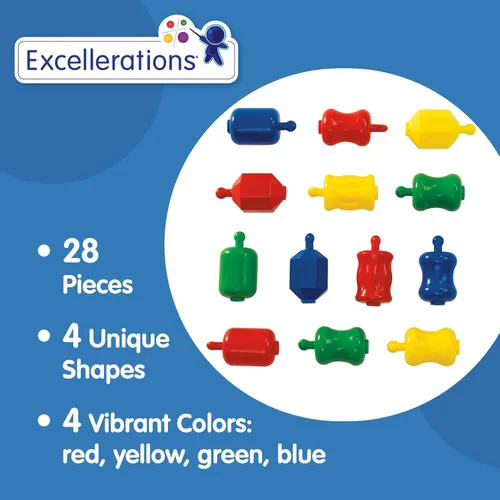 Vista 9 de Excellerations Early STEM - Juego de 28 cuentas para niños pequeños