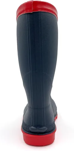 Vista 4 de Amoji Botas de lluvia para niños, fáciles de usar, para lluvia (bebéniño pequeñoniño grande)