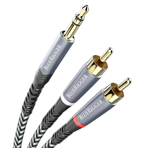 Vista 9 de BlueRigger Cable de audio auxiliar a 2RCA de 0.138 in