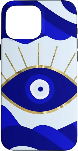 Vista 19 de Funda para iPhone 13 Pro Max Lava All Seeing Blue Evil Eye
