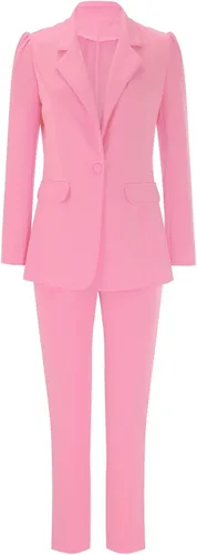 Vista 2 de Womens Dressy Suits Women Clothes Long Sleeve Blazer High Waist Fluorescent Suit Pencil Pants Women Casual Suit Pants