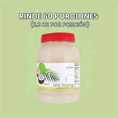 Vista 2 de Bossen Jelly Topping-8.38lbs/variación de botella (Coco)
