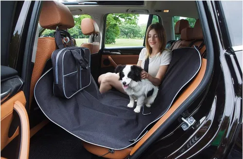 Vista 2 de Funda de asiento trasero de hamaca multiusos para perros, otras mascotas, etc