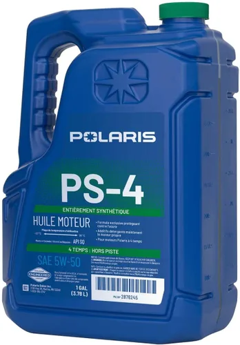 Vista 4 de Polaris Aceite de motor PS-4 completamente sintético 5W-50 para todas las estaciones