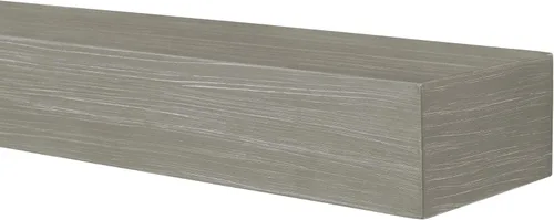 Vista 4 de Pearl Zachary - Repisas de aspecto de madera natural, no combustible. Acabado en gris lavado
