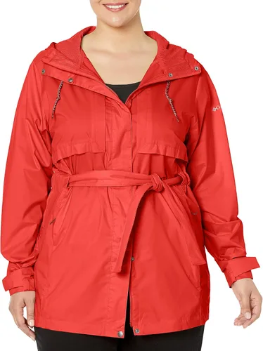 Vista 30 de Columbia Pardon My Trench - Chaqueta impermeable para mujer Fósil antiguo