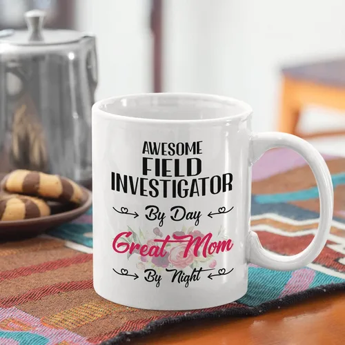 Vista 38 de Regalo del día de la madre de hija, hijo a mamá Taza de cerámica blanca de 11 oz, 15 oz - Analista Administrativo