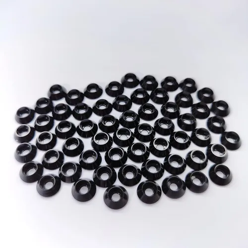 Vista 3 de [60 piezas] Arandelas de avellanado de copa de cono M3, aleación de aluminio anodizado, juntas de arandelas de cabeza, cuña de taza para tornillo