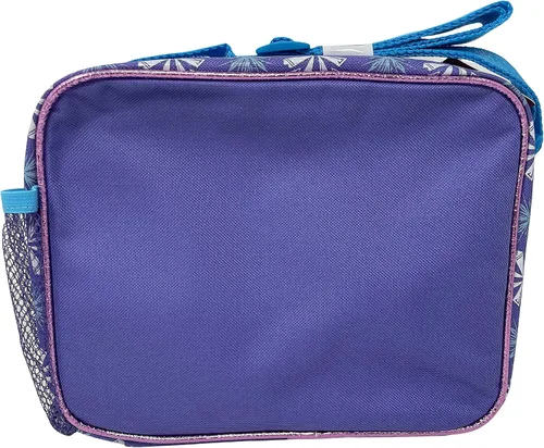 Vista 3 de Disney Frozen Elsa Olaf & Anna - Bolsa de almuerzo aislada de 9.5 pulgadas con correa para el hombro