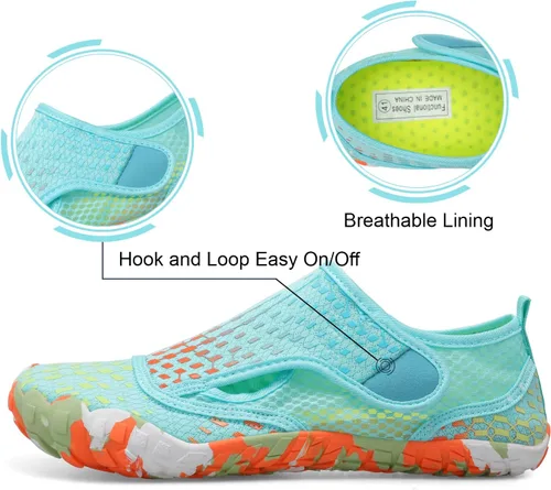 Vista 3 de Zapatos de agua para natación, para mujereshombres, de secado rápido, para playa, senderismo, buceo, navegación, río, deportes acuáticos al aire
