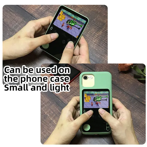 Vista 4 de DATA FROG 2.4 inches Portable Handheld Game Console Ultra Thin Retro Mini Game Player with 500 Classical Games for Player