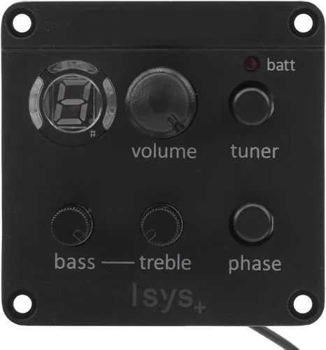 Vista 8 de Pastilla de guitarra acústica, pastilla de guitarra a bordo ecualizador de preamplificador con ecualizador manual de usuario pegado al agujero
