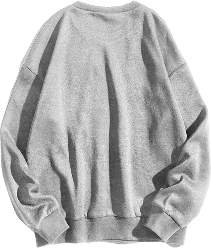 Vista 2 de WDIRARA Sudadera de manga larga con estampado de letras y cuello redondo para mujer