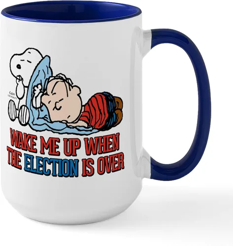 Vista 209 de CafePress SNOOPY Joe Cool - Taza de café de cerámica (15.0 fl oz)