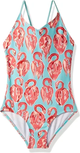 Vista 41 de Kanu Surf Bañador deportivo de una pieza Daisy Beach para niñas Aloha Negro