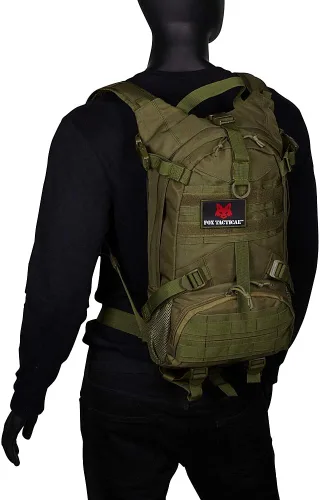 Vista 6 de Fox Outdoor Productos Elite Excursionary Hydration Pack, Negro
