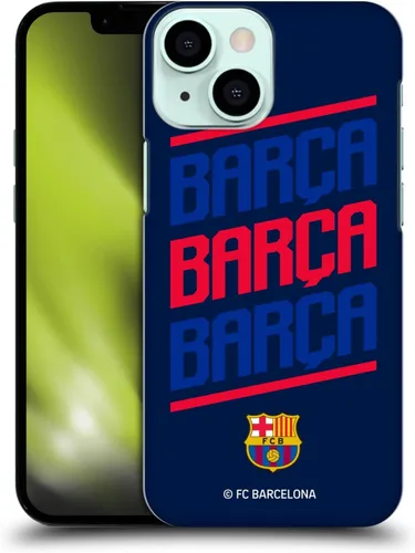 Vista 8 de Head Case Designs Funda rígida con licencia oficial del FC Barcelona Barca Crest Graphics compatible con Apple iPhone 13 Mini