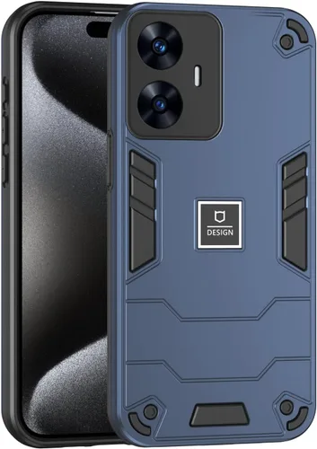 Vista 356 de Funda compatible con Redmi A1, compatible con Redmi A2 2 en 1 [PC dura + TPU], funda de teléfono negra