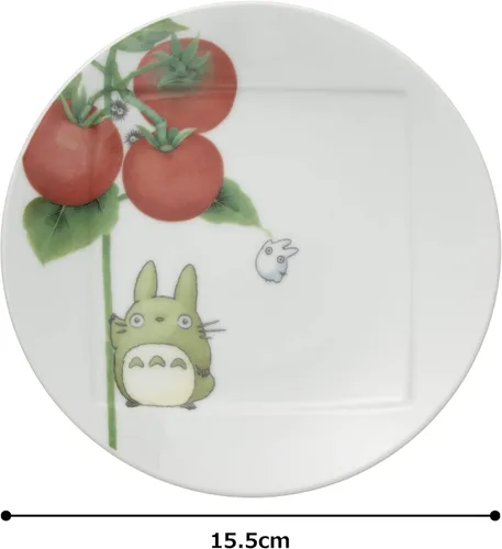 Vista 7 de Noritake 1704-2L/VT9931A Medium Plate, Tomatoes, Diameter: Approx. 6.1 inches (15.5 cm), Height: Approx. 0.8 inches (2 cm), Microwave Safe