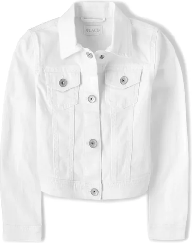 Vista 5 de The Children's Place Chaqueta vaquera básica para niña Lavado Azure