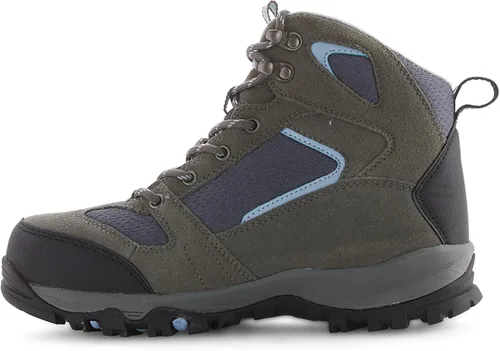 Vista 4 de Eddie Bauer Lincoln Mid Botas de senderismo para mujer, Steeple GreyBlue Fog
