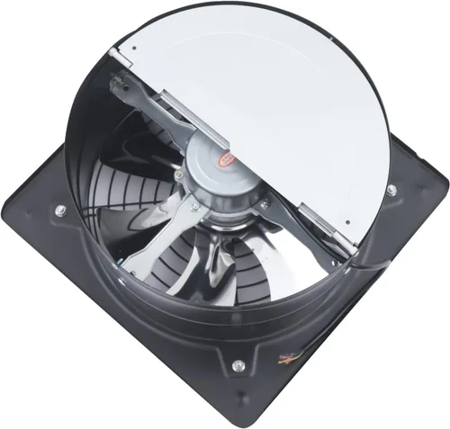 Vista 6 de DNYSYSJ Ventilador industrial de 12 pulgadas, 125 W, 1559 CFM, alto flujo de aire, bajo ruido, 12 pulgadas, extractor de ventilación, ventilador