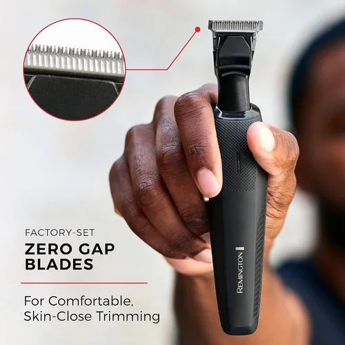 Vista 5 de Remington Ultimate Precision Multigroomer Powered Clipper, juego de 11 piezas, kit de peluquería de pelo negro