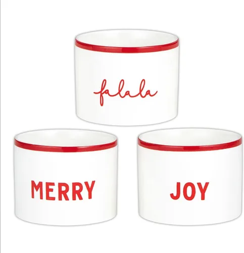 Vista 5 de Santa Barbara Design Studio Set de regalo de artículos esenciales de cocina TableSugar - Caja de regalo de cartón blanco y negro, 3 piezas, Eat, Dip