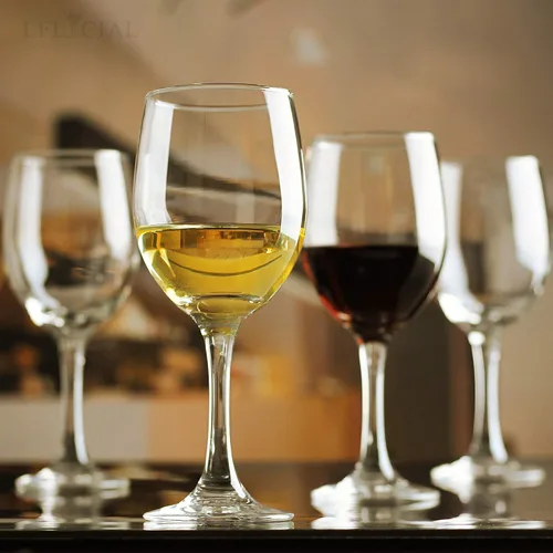 Vista 3 de LFLYCIAL Copa de vino tinto duradera de 15 onzas, juego de 4