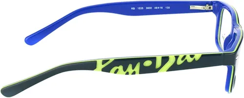 Vista 3 de Ray-Ban Kids' Ry1535 Rectangular Prescription Eyeglass Frames