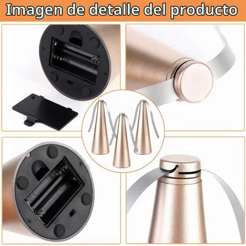 Vista 3 de Ventilador de mosca de 3 piezas para mesa, picnic, repelente de moscas