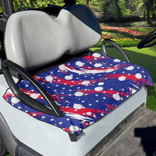 Vista 9 de Flashideas Aztec Features - Fundas de asiento de carrito de golf, protección de asiento para todas las estaciones, universal, para club car
