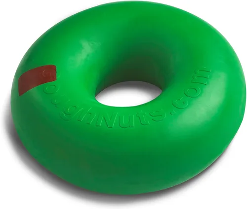Vista 7 de Goughnuts - Juguete de goma para morder para perros Med.75, verde, anillo