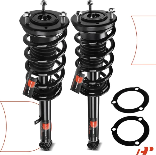 Vista 8 de A-Premium Par de suspensión delantera (2) Conjunto completo de amortiguador y resorte helicoidal Compatible con Lexus IS250 IS350 2006-2013