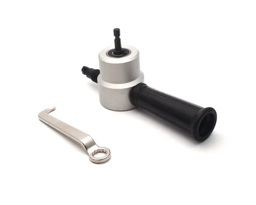 Vista 2 de XMHF Herramienta de corte multipropósito para taladro de hoja de metal de doble cabezal, herramienta de corte, accesorio de taladro eléctrico