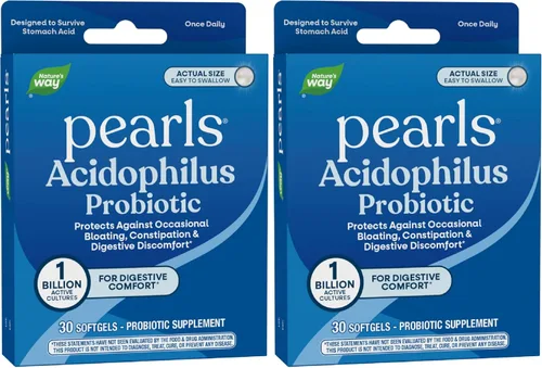 Vista 10 de Enzymatic Therapy Perlas de acidophilus , 04293, paquete de de 1, Blanco, 1, 1