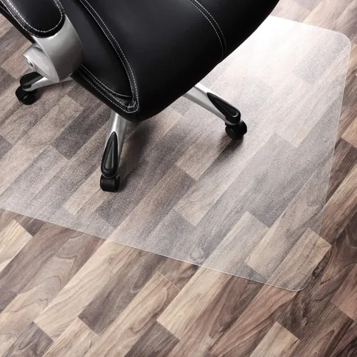 Vista 5 de Floortex® Cleartex® Unomat - Tapete rectangular antideslizante para silla para suelos duros y azulejos de alfombra - 35 x 47 pulgadas
