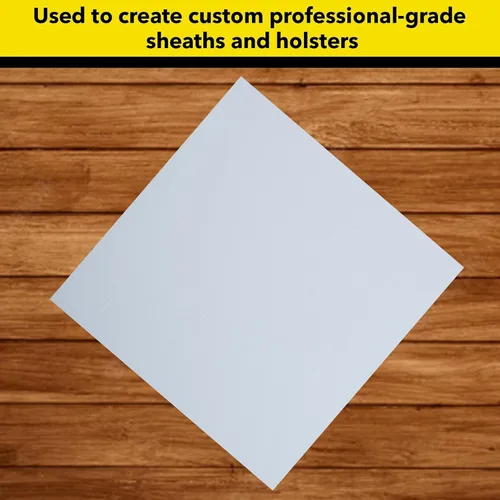 Vista 6 de Kydex Sheets - Solid Color DIY Kit for Crafting Holsters, Sheaths, and Mag Pouches - (8x8, 8x12, 12x12), Premium Thermoform Sheets - Thick, Durable