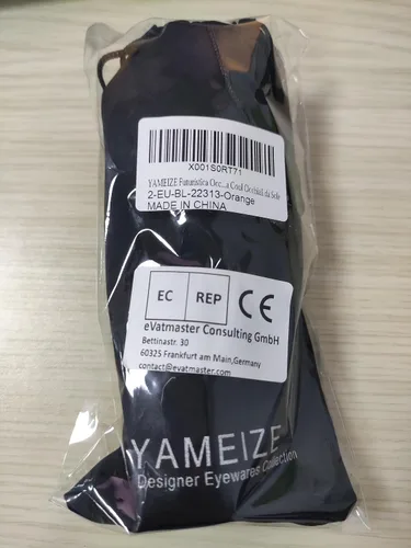 Vista 8 de YAMEIZE Gafas de sol envolventes de una pieza, protección futurista sin montura con protección UV, gafas de sol deportivas para mujeres y hombres